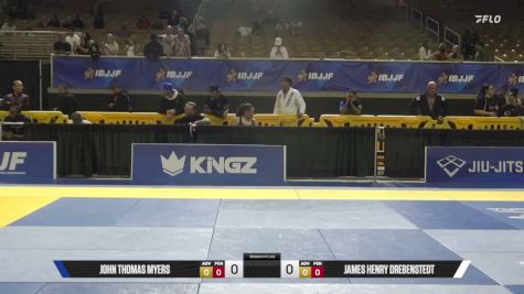 John Thomas Myers vs James Henry Drebenstedt 2026 Pan Jiu Jitsu IBJJF Championship