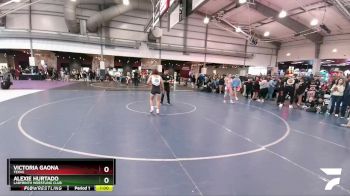 114 lbs Cons. Semi - Alexie Hurtado, Labyrinth Wrestling Club vs Victoria Gaona, Texas