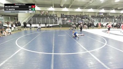 100 lbs Quarters - Miller WILLIAMS, Arizona vs Ty Martin, Immortal Athletics WC