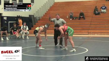 Boys-176 lbs 1st Place Match - William Capizzi, Brower`s Brawlers vs Brandon Papa, Clarke`s Dream Team