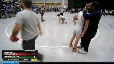 165 lbs Champ. Round 2 - Luca Comas, Wave Wrestling Club vs Marco Casillas, Champaign Wrestling Club