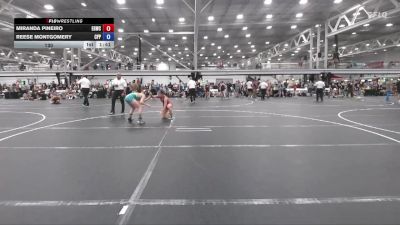 130 lbs Round 2 - Reese Montgomery, Central Pennies Power vs Miranda Pineiro, Empire Girls WC