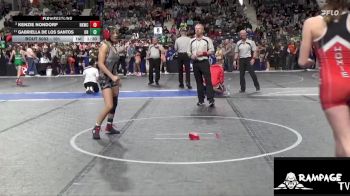 101 lbs 5th Place Match - Gabriella De Los Santos, Olathe Raptor vs Kenzie Nondorf, Hoxie Kids Wrestling Club