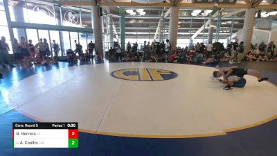 126 lbs Cons. Round 5 - Anthony Coelho, Clovis High vs Brakstyn Herrera, Sierra Pacific