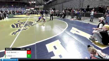 53 lbs 2nd Place Match - Kayceon O`Bannon, FordDynastyWrestlingClub vs Apollo Baca, Lake Stevens Wrestling Club