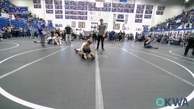 85 lbs Semifinal - Brooks VanDeven, Mustang Bronco Wrestling Club vs Conner Potter, Cushing Tigers