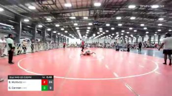 152 lbs Prelims - Brady McKivitz, Indiana Mafia Dillinger vs Gabe Carman, Young Guns Red