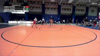 125 lbs Quarterfinal - Angelo Attardi, Belmont Abbey vs Samuel Aponte, Noke Wrestling RTC