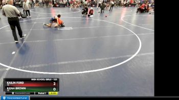 122 lbs Cons. Round 3 - Kailin Ford, TX vs Ileah Brown, TX