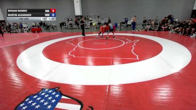 100 lbs Rhoan Rambo, Oklahoma Blue vs Dustin Alvarado, Colorado