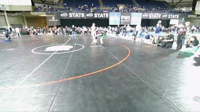 82-89 lbs Champ. Round 1 - Mia Rodriguez, Thunder Mountain Wrestling Club vs Kalyani Brown, Twin City Wrestling Club