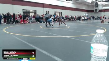 100 lbs Round 3 - Aniah Delgado, Perry Meridian vs Zivah Brown, Lawrence Central