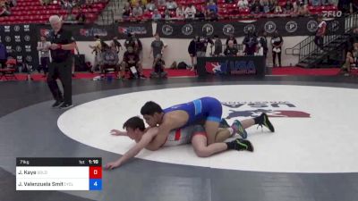 71 kg Rnd Of 128 - Jeremy Kaye, Gold Rush Wrestling vs Jozeph Valenzuela Smith, Cyclones Wrestling & Fitness