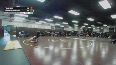 126 lbs Cons. Round 5 - Armani Rodriguez, Poway vs Max Sim, Birmingham