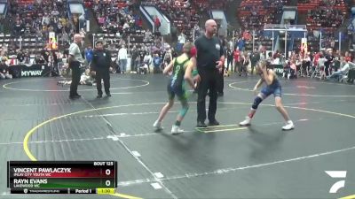 85 lbs 5th Place Match - Rayn Evans, Lakewood WC vs Vincent Pawlaczyk, Imlay City Youth WC