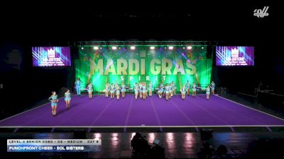 PunchFront Cheer - Sol Sisters [2026 L4 Senior Coed - D2 - Medium Day 2] 2026 Mardi Gras Grand Nationals