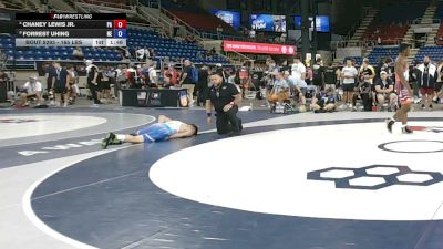 165 lbs Cons. Quarters - Chaney Lewis Jr., Pennsylvania vs Forrest Uhing, Nebraska