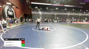 77 lbs Quarterfinal - Audrina Summers, Touch Of Gold WC vs Jaxon Brynildson, High Kaliber
