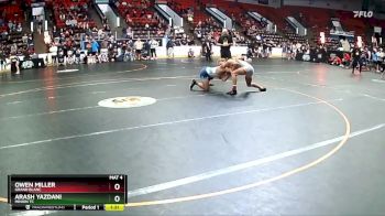 140 lbs Champ. Round 1 - Owen Miller, Grand Blanc vs Arash Yazdani, Minion TC