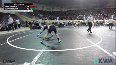 76 lbs Round Of 32 - Isaac Emerald, Raw Wrestling Club vs Easton Pollard, Piedmont