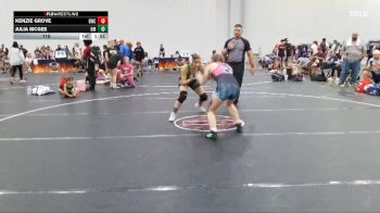 138 lbs Round 6 (10 Team) - Kenzie Grove, Blackman WC vs Julia McGee, Oklahoma Mafia