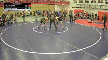 144 lbs Semifinal - Patrick Halpin, Capital vs Dillan Davis, Sweet Home