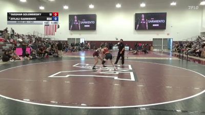 131 lbs Quarterfinal - Taeghan Golembiesky, Victor Valley College vs Zitlali Sarmiento, Mt. San Antonio College