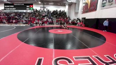 106 lbs Champ. Round 1 - Elijah Vigil, Northglenn vs Cam Dalbey, Broomfield