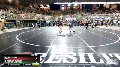 125 lbs Semifinal - Ashley Shaw, Chiles vs Christina Turner, Sarasota Military Academy