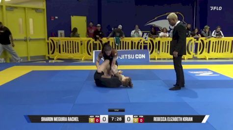 Rebecca Elizabeth Kirian vs Sharon Meguira Rachel 2025 Pan IBJJF Jiu-Jitsu No-Gi Championship