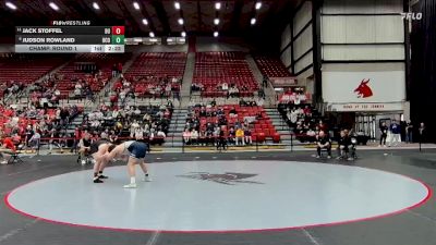 285 lbs Champ. Round 1 - Jack Stoffel, Drury vs Judson Rowland, Central Oklahoma