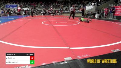 55 lbs Round Of 16 - Jayden Bell, Englewood Live Wire vs Abel Horne, Springdale Youth Wrestling Club