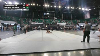 1A-4A 120 Quarterfinal - Anthony Giadurgis, Cherokee County vs Benjamin Saylor, Shoals Christian Schools