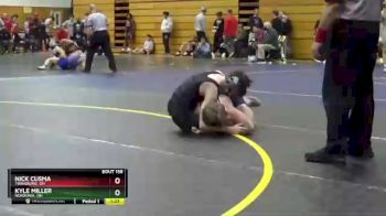 138 lbs Round 3 - Kyle Miller, NORDONIA, OH vs Nick Cusma, Twinsburg, OH
