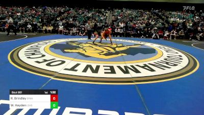 144 lbs Round Of 32 - Rilen Brindley, Spanish Fork vs Wesley Hayden, Los Gatos