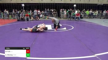 110 lbs Round Of 16 - Brady Full, S. Abington Twp. vs Ethan Ritchey, York