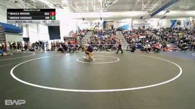 125 lbs Champ. Round 1 - Malila Woods, Wichita East vs Megan Vasquez, Olathe Northwest