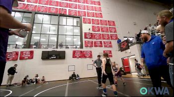 90 lbs Quarterfinal - Finnlee Sales, Chickasha Youth Wrestling vs Gunner Coffelt, Bridge Creek Youth Wrestling