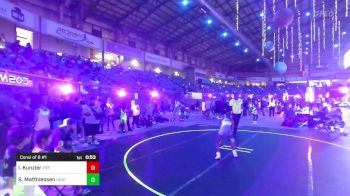 88 lbs Consi Of 8 #1 - Isabella Kunzler, 208 Badgers vs Sutton Matthiessen, Unattached