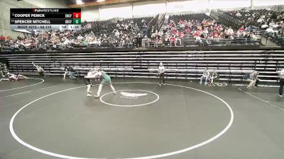 4A 215 lbs Cons. Round 2 - Spencer Mitchell, Green Canyon vs Cooper Penick, Snow Canyon