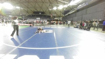 71 lbs 1st Place Match - Kayceon O'Bannon, FordDynastyWrestlingClub vs Landon Wendel, Inland Northwest Wrestling Training Center