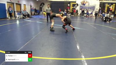 121 lbs R-64 - Colton Fisher, Bethel Park vs Brayden Hartranft, Berks Catholic