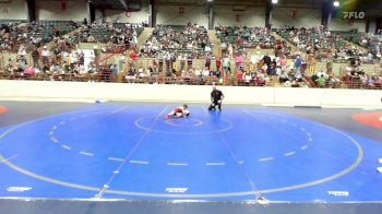 46 lbs Semifinal - Hank Woodard, Georgia vs Rhett Carr, Guerrilla Wrestling Academy