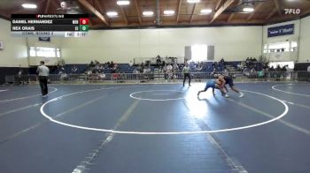 174 lbs Cons. Round 2 - Rex Orais, San Jose State University vs Daniel Hernandez, Menlo NCWA