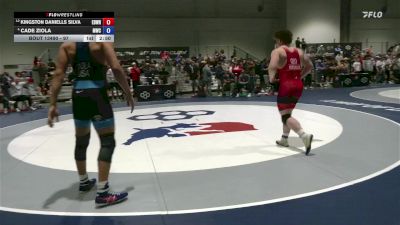 97 lbs Quarters - Kingston Daniells Silva, Edge Wrestling vs Cade Ziola, MWC Wrestling Academy
