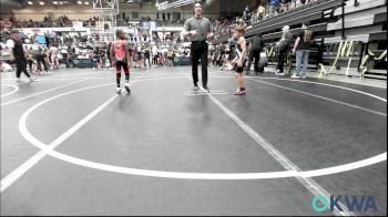 61 lbs Consi Of 8 #2 - Sage Robson, CacheWrestlingClub vs Legend Ramsey, Del City Little League Wrestling