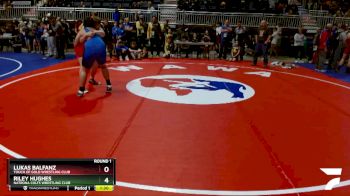220 lbs Round 1 - Lukas Balfanz, Touch Of Gold Wrestling Club vs Riley Hughes, Natrona Colts Wrestling Club
