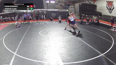 190 lbs Champ. Round 3 - Elijah Dilworth, Idaho vs Demetri Clark, California