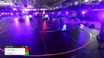 120 lbs Semifinal - Haden Hernandez, Team Thunder vs Tate Tromble, Natrona County High