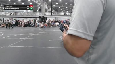 113 lbs Finals (8 Team) - Evan Cies, Steller Trained Seripas vs Trevor Patrovich, Barn Brothers BlueWave